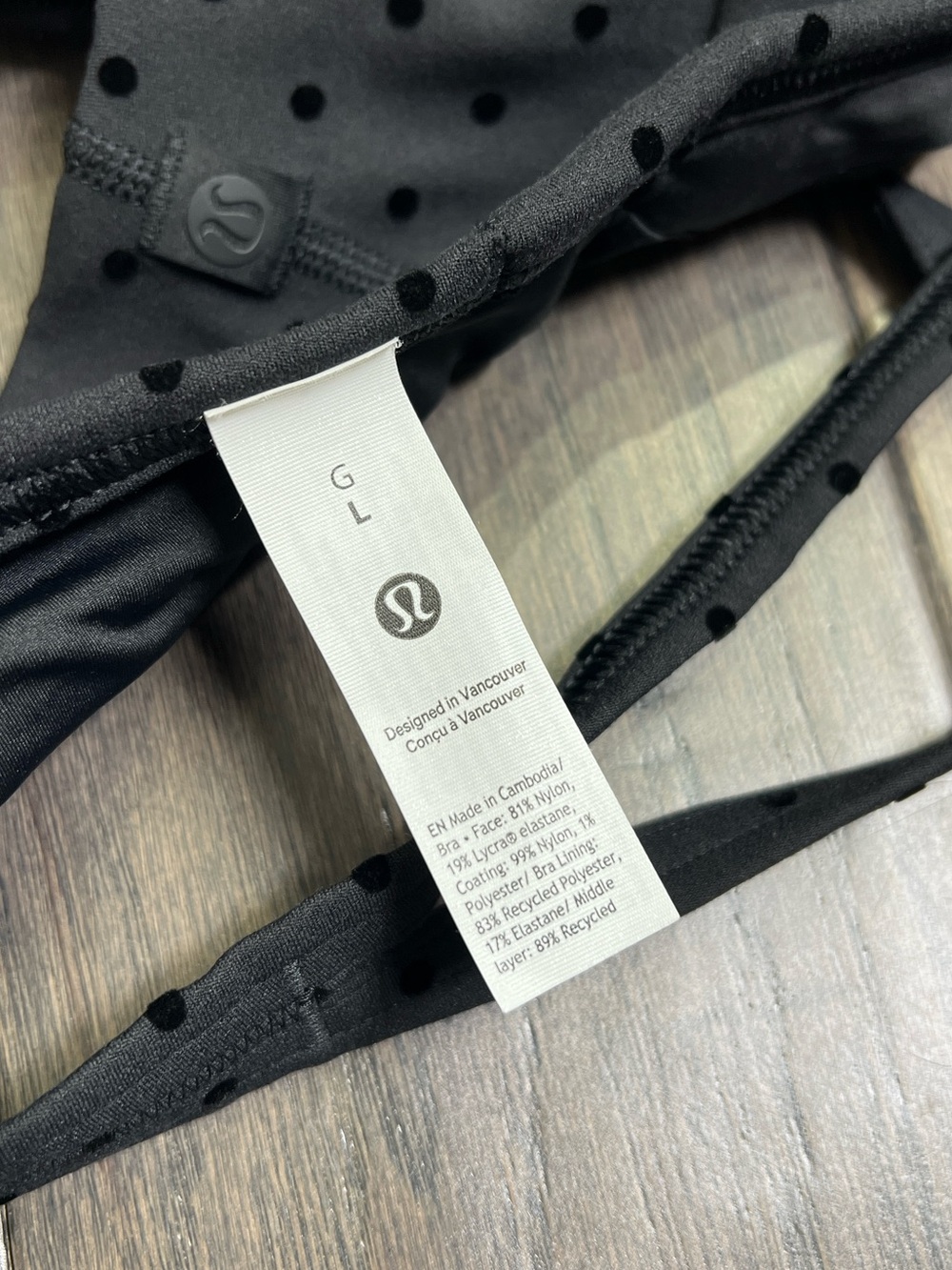 NEW Lululemon Flow Y Bra Light Support C/D Cup Evolve Flocked - Picture 5 of 8